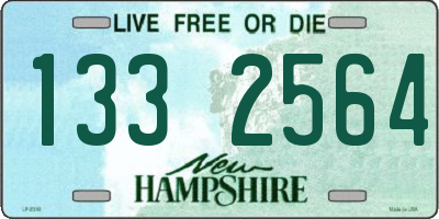 NH license plate 1332564