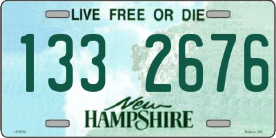 NH license plate 1332676