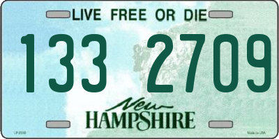 NH license plate 1332709