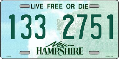 NH license plate 1332751