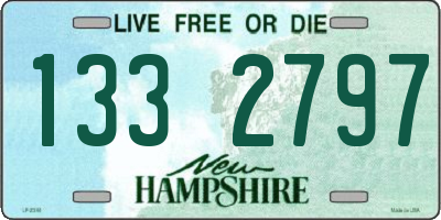 NH license plate 1332797