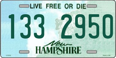 NH license plate 1332950