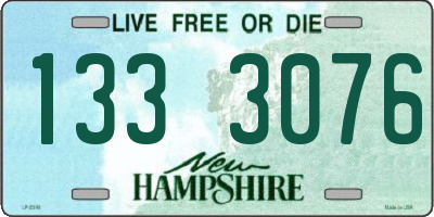 NH license plate 1333076