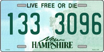 NH license plate 1333096