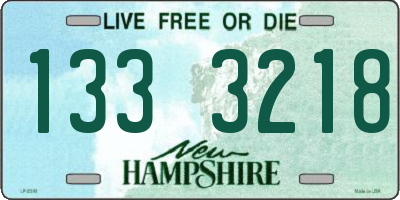 NH license plate 1333218