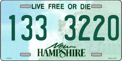 NH license plate 1333220