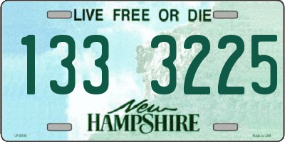 NH license plate 1333225