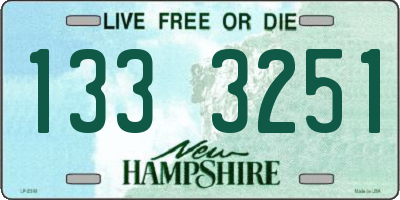 NH license plate 1333251