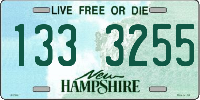 NH license plate 1333255
