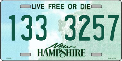 NH license plate 1333257