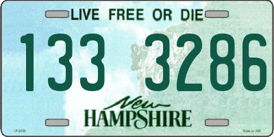 NH license plate 1333286