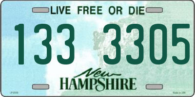 NH license plate 1333305