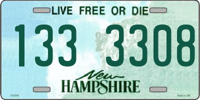 NH license plate 1333308