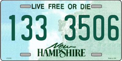 NH license plate 1333506