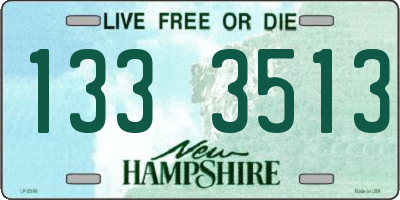 NH license plate 1333513