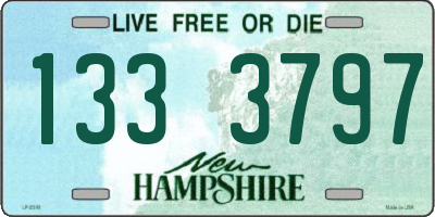 NH license plate 1333797