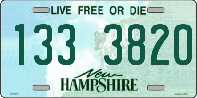 NH license plate 1333820