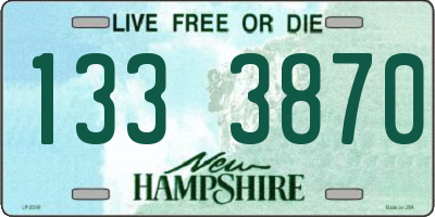 NH license plate 1333870