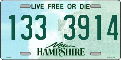 NH license plate 1333914