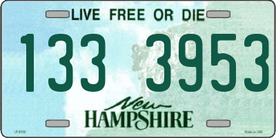 NH license plate 1333953