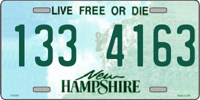 NH license plate 1334163