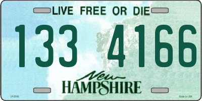NH license plate 1334166