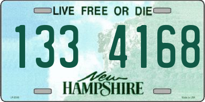 NH license plate 1334168