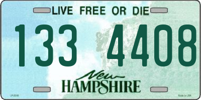 NH license plate 1334408