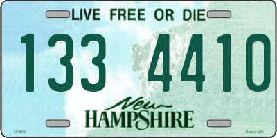 NH license plate 1334410