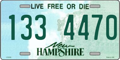 NH license plate 1334470