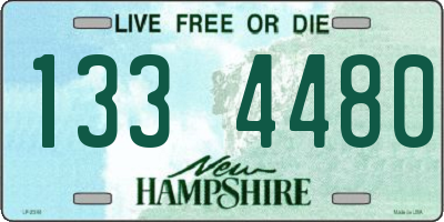 NH license plate 1334480