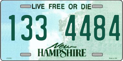 NH license plate 1334484