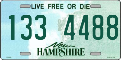 NH license plate 1334488