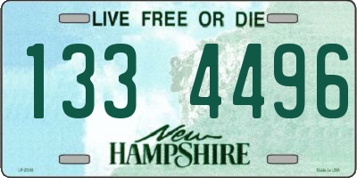 NH license plate 1334496