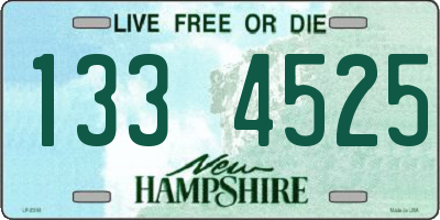 NH license plate 1334525