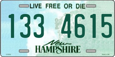 NH license plate 1334615