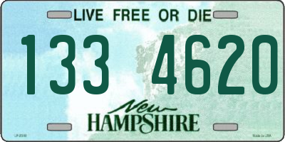 NH license plate 1334620