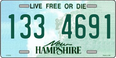 NH license plate 1334691