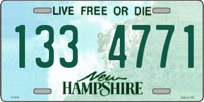 NH license plate 1334771