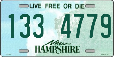NH license plate 1334779
