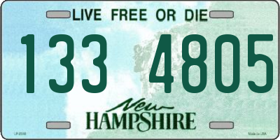 NH license plate 1334805