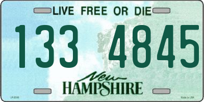 NH license plate 1334845