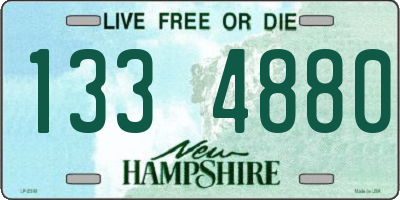 NH license plate 1334880