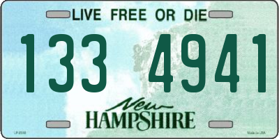 NH license plate 1334941