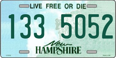 NH license plate 1335052