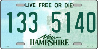 NH license plate 1335140