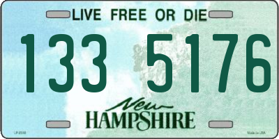 NH license plate 1335176