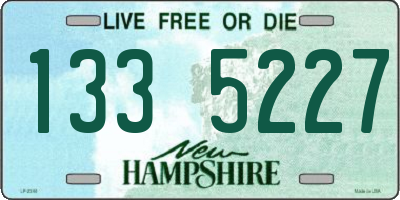 NH license plate 1335227