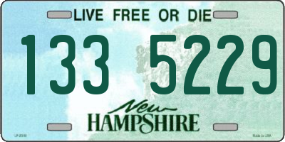 NH license plate 1335229
