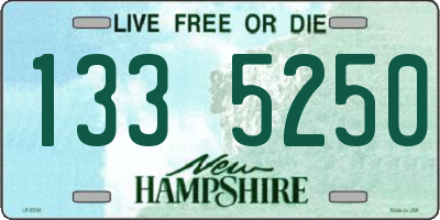 NH license plate 1335250
